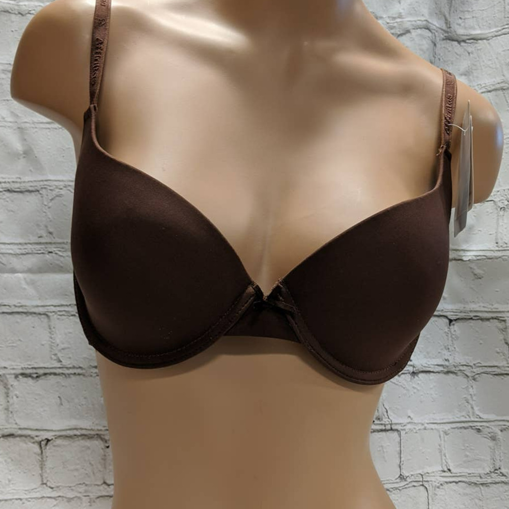 Affinitas NWT Basic padded  underwire bra Choc‎